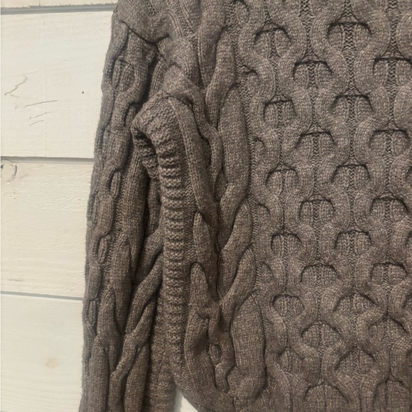 Anthropology Cable Knit Gray Sweater in size XS - Picture 3 of 11